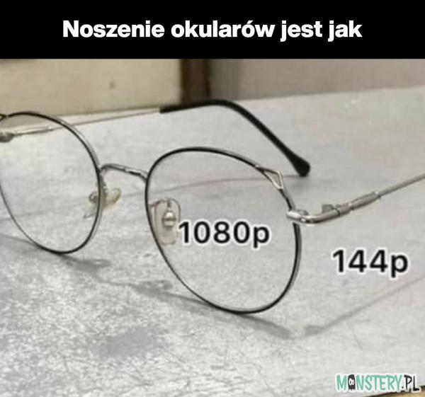 Noszenie okularów